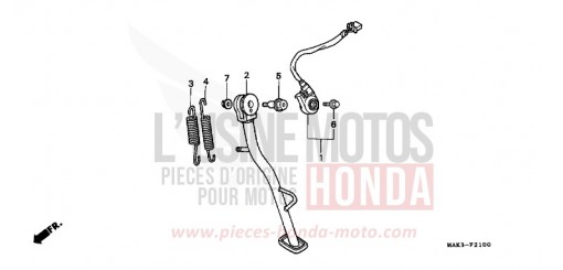 BEQUILLE FX650X de 1999